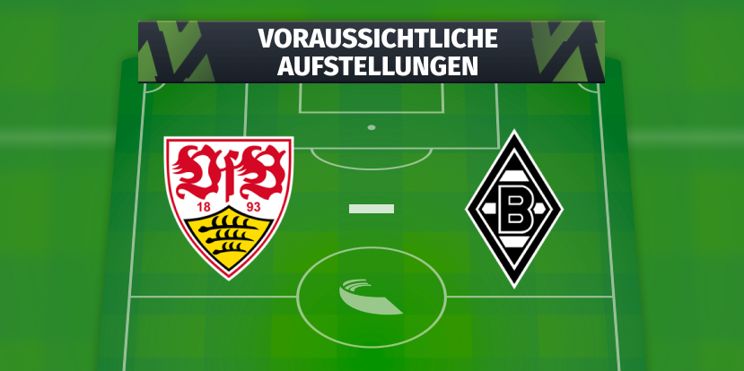 VfB Stuttgart – Borussia Mönchengladbach: Voraussichtliche Aufstellungen
