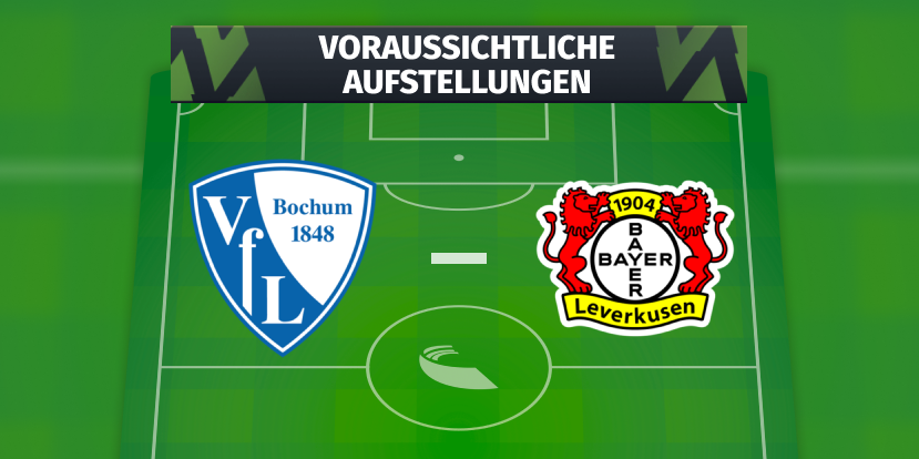 VfL Bochum – Bayer 04 Leverkusen: Die voraussichtlichen Aufstellungen